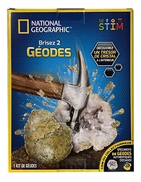 National Geographic Break open 2 Geodes