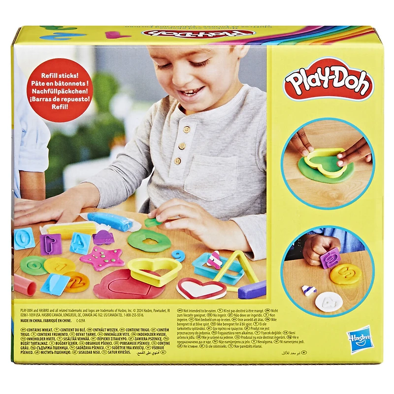 Play-Doh coffret Chiffres et formes avec pâte à modeler