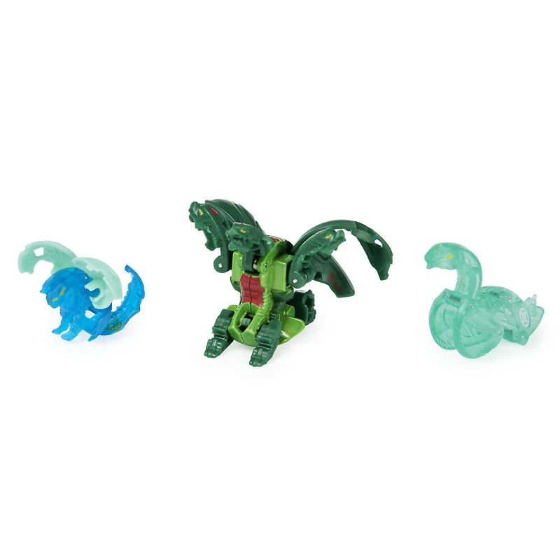 Bakugan Evolutions, Coffret Platinum Power Up Nillious avec Nano Sledge et Lancer