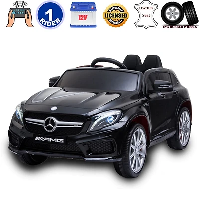KidsVip 12V Enfants et Tout-Petits Mercedes GLA Voiture Eléctrique avec Commande à Distance