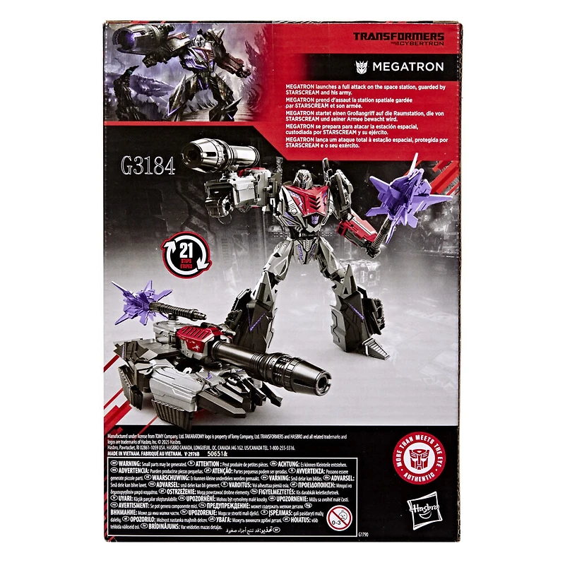 Transformers Studio Series MTMTE Collection War for Cybertron, figurine Megatron