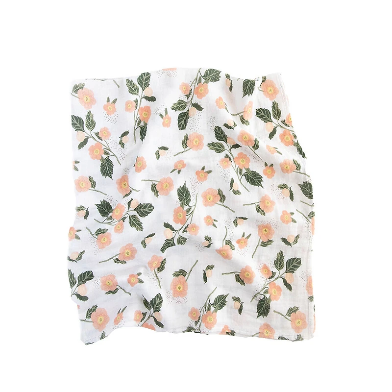 Couverture en mousseline de coton rouge Rovr biologique