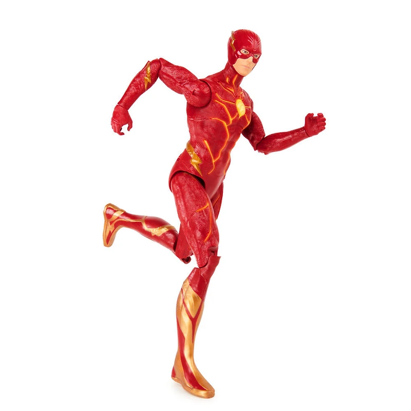 DC Comics, Figurine articulée Speed Force The Flash de 30,5 cm, lumières et plus de effets sonores