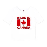 Oh Canada! By RTL T-shirt blanc fabriqué au Canada