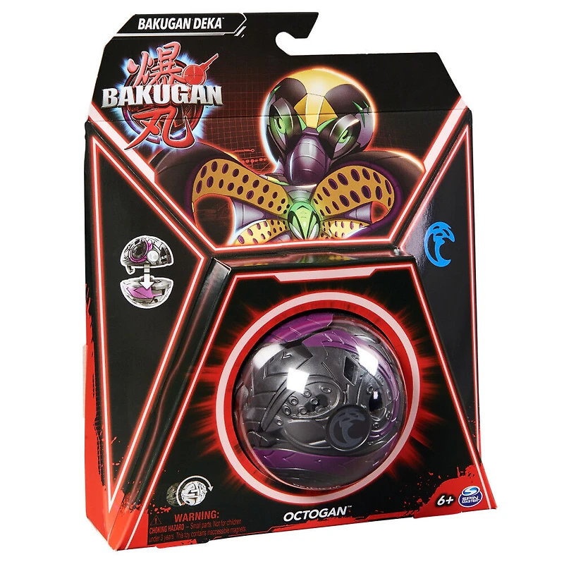 Bakugan Deka, Octogan, Jumbo Collectible, figurine articulée géante personnalisable et cartes à collectionner, Combinez et combattez
