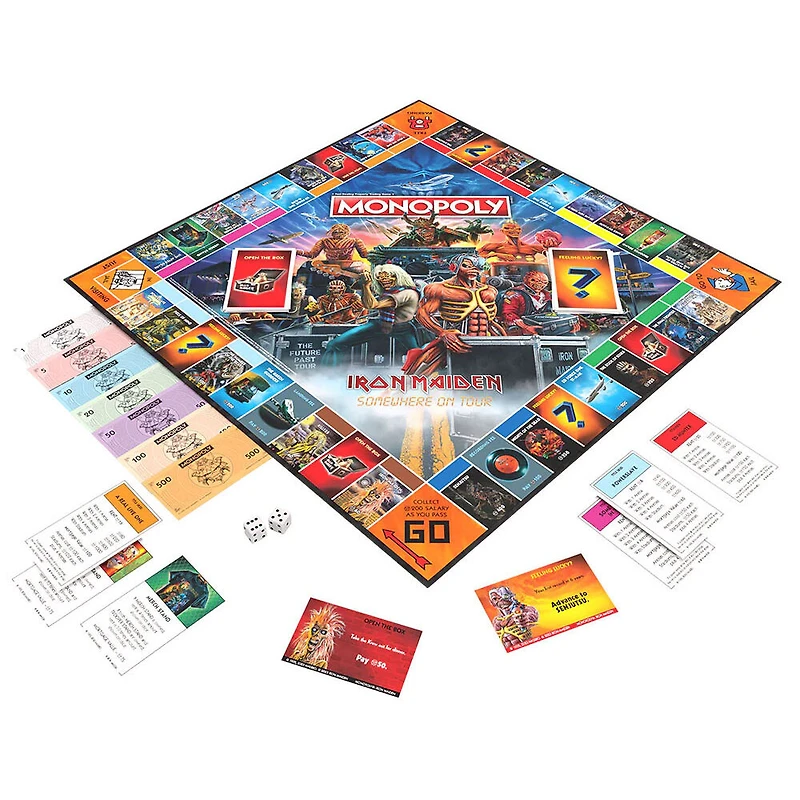 USAopoly MONOPOLY: Iron Maiden - Édition anglaise