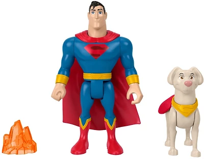 Coffret de figurines articulées DC Krypto Super-Chien – Superman et Ace
