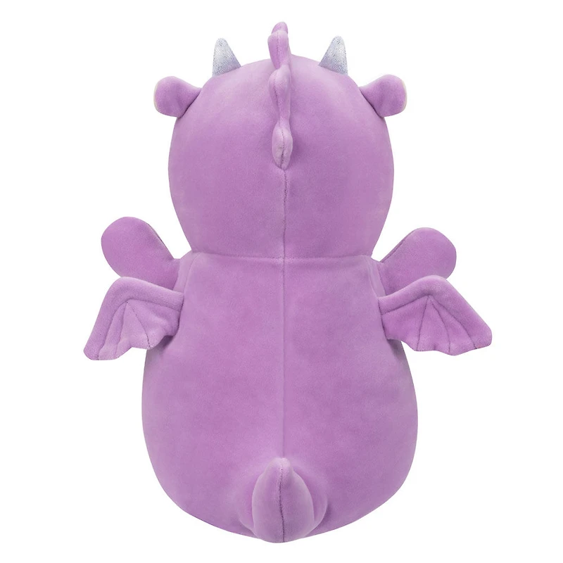 Squishmallows HugMees 10" - Dina le dragon violet