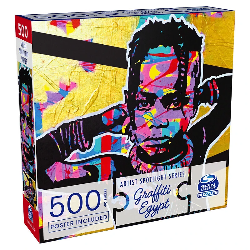 Puzzle 500 pièces, Graffiti Egypt, Matin, par Spin Master Puzzles - Édition anglaise