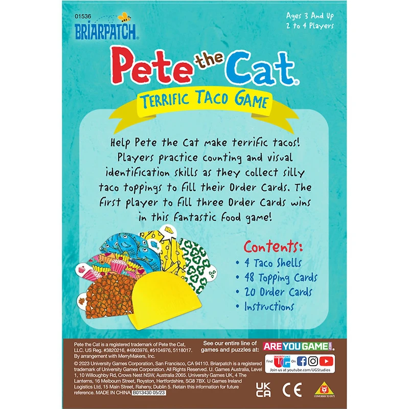 Pete The Cat Terrific Taco Game - English Edition