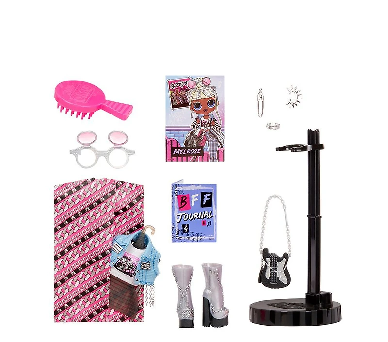 Poupée-mannequin LOL Surprise OMG Melrose avec 20 surprises