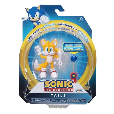  Figurine de 4 pouces Sonic - Tails avec Point de contrôle