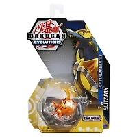 Bakugan Evolutions, Blitz Fox (Doré), Bakugan True Metal Platinum Series, 2 BakuCores et carte Personnage