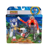 Bend'ems Sonic The Hedgehog - Sonic et Eggman