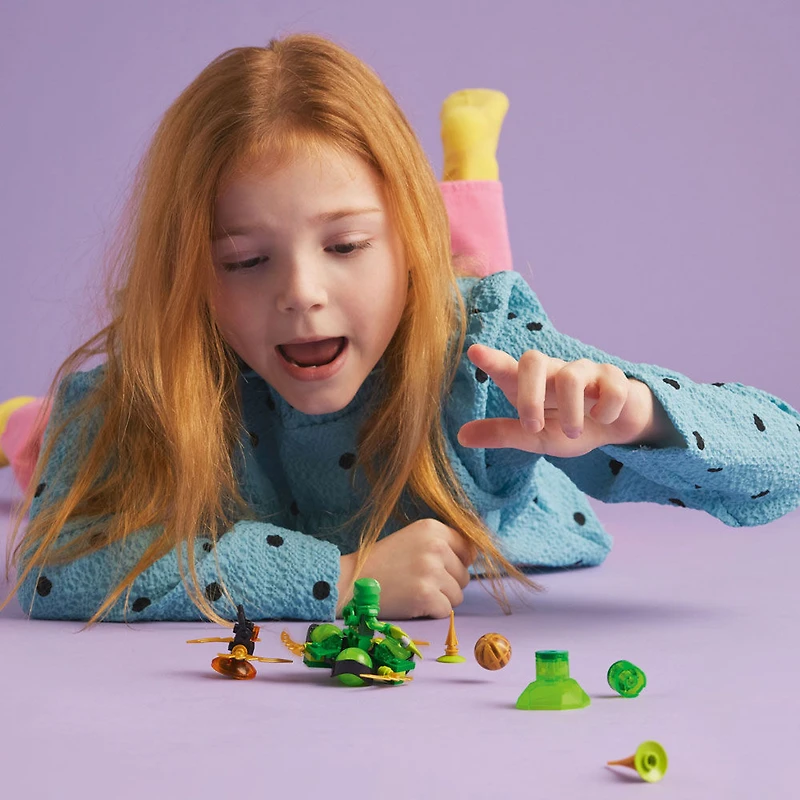 LEGO NINJAGO La vrille Spinjitzu puissante du dragon de Lloyd 71779 Ensemble de jeu de construction (56 pièces)