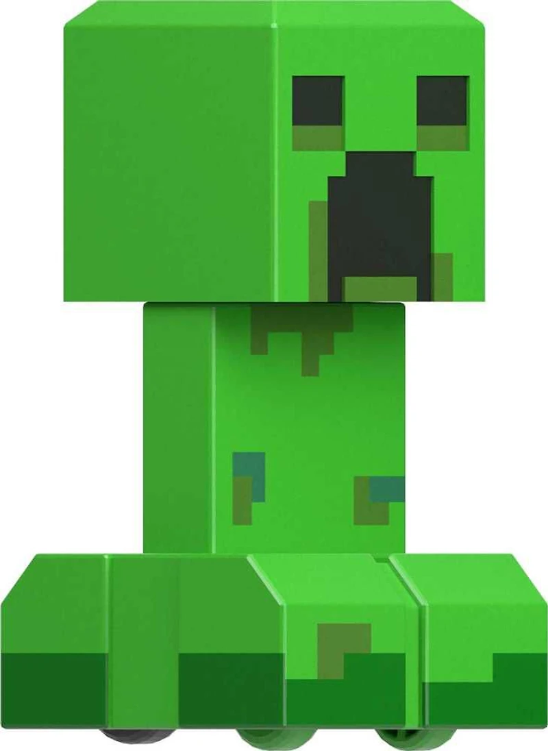 Minecraft Legends Creeper vs Piglin Bruiser Figures