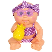 Poupée Bout d'chou Petit nouveau-né de base (boit et mouille, heure de nager) - blonde, yeux bleus