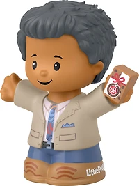 Fisher-Price Little People Gray-Haired Man Figure pour les tout-petits et les enfants d'âge préscolaire