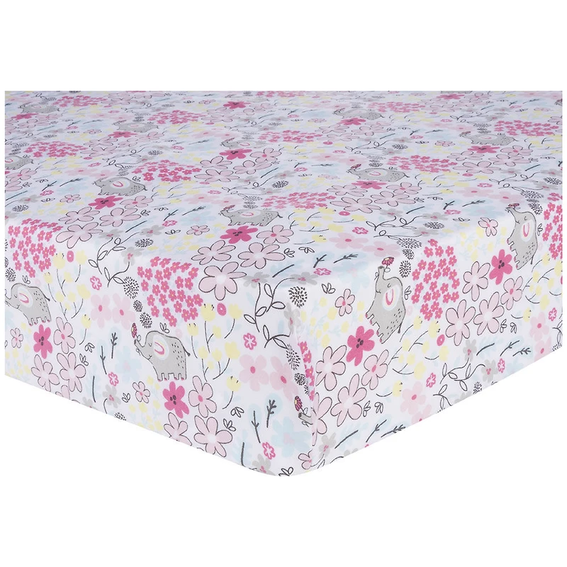 2 Pack Microfiber Sheets - Jungle Flowers