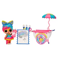 Ensemble de jeu Chariot artistique LOL Surprise OMG House of Surprises avec poupée de collection, Splatters