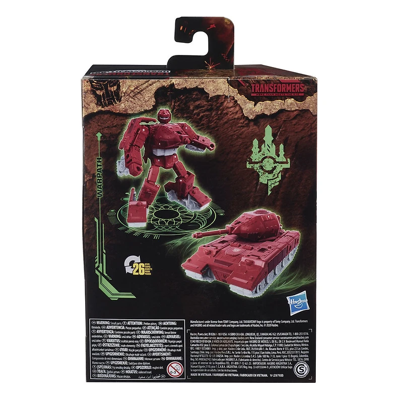 Transformers figurine WFC-K6 Warpath classe Deluxe