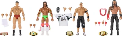 Mattel WWE Hall of Champions 4-Pack Action Figures & Accessories, 6-inch Collectibles Set