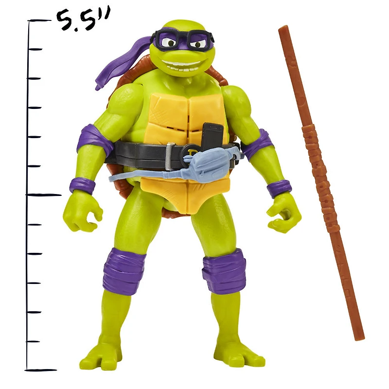 Les Tortues Ninja Mutantes: Mutant Mayhem Figurine Donatello Deluxe Ninja Shouts
