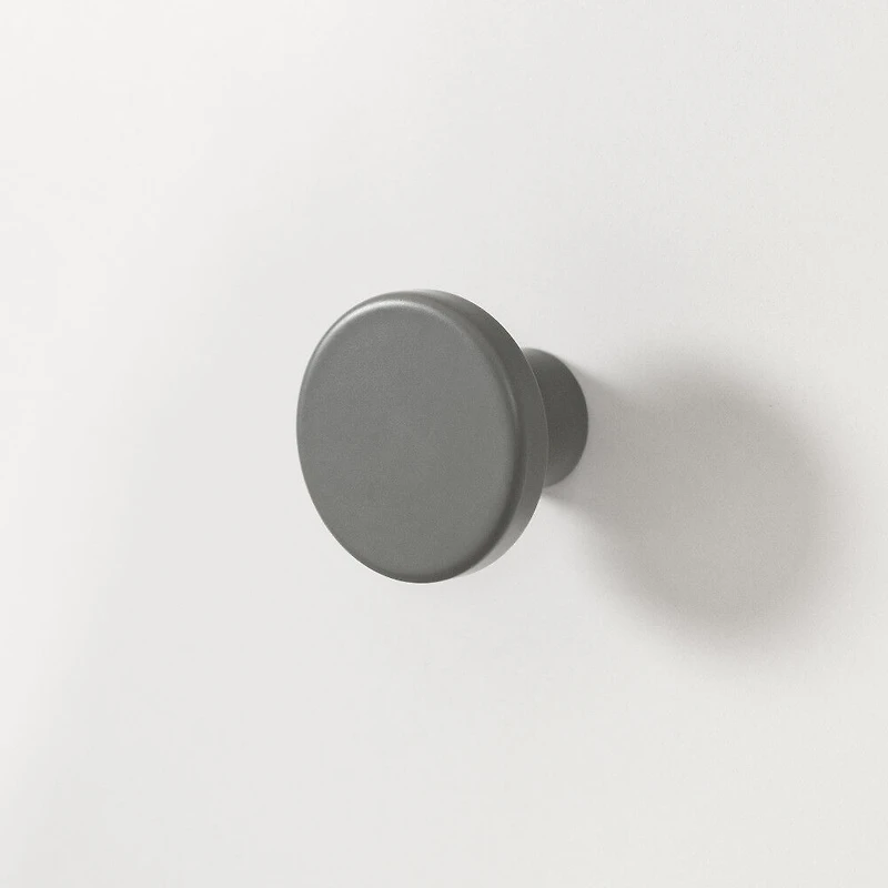 Bebble Table de chevet Gris clair et Blanc