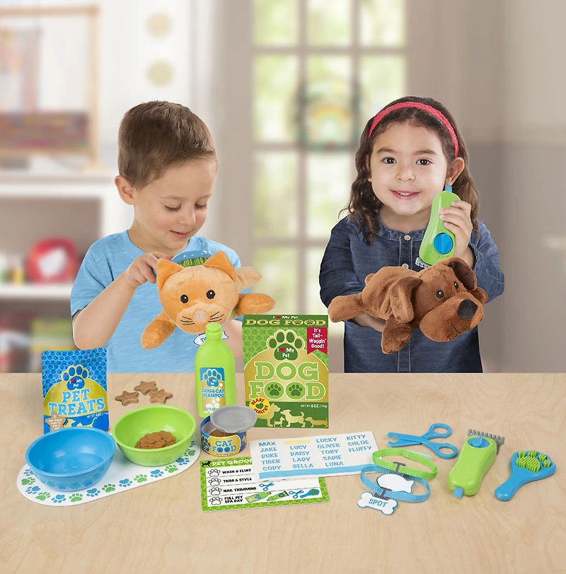 Feeding & Grooming Pet Care Play Set