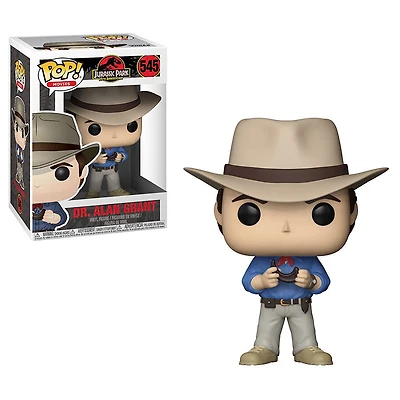 Figurine en vinyle Dr. Alan Grant de Jurassic Park par Funko POP!.