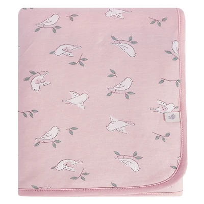 Couverture En Bambou Perlimpinpin- Oiseaux
