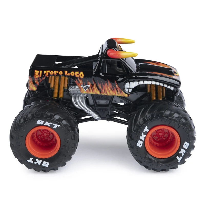 Monster Jam, Monster trucks officiels en métal moulé El Toro Loco Vs. Son-uva Digger Die-Cast, échelle 1:64
