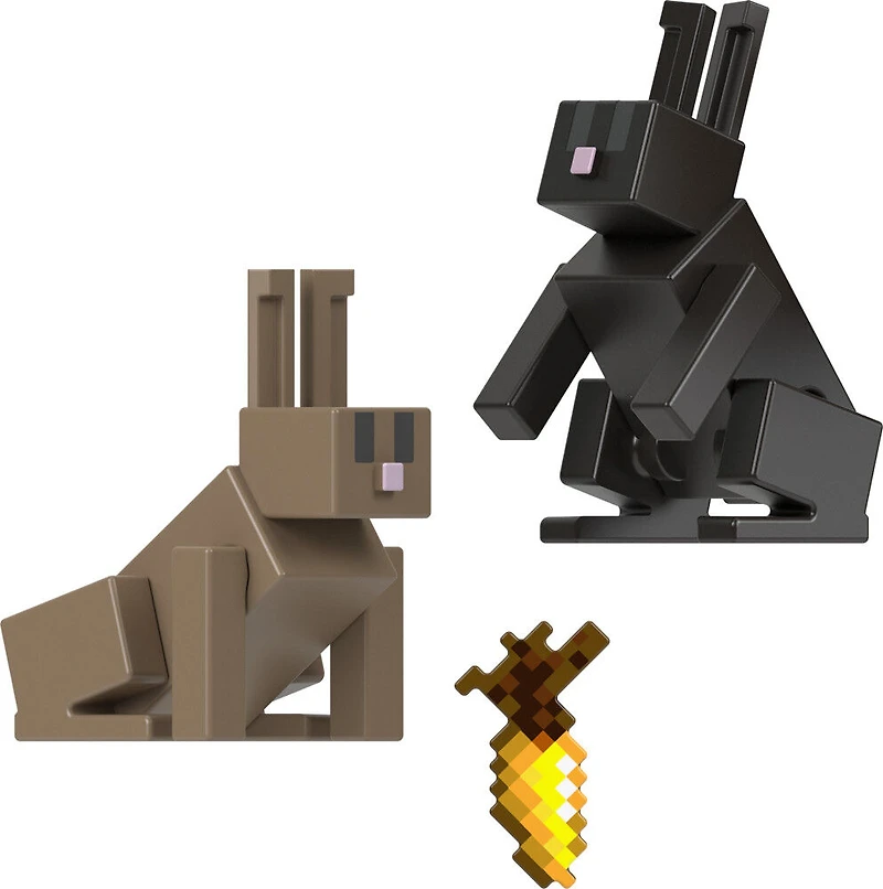 Minecraft Toys 3.25-inch Action Figures Collection, Deco Rabbit