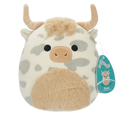 Squishmallows 7.5" - Borsa Grey Spotted Highland Cow