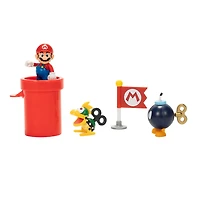 Nintendo - Diorama Pont du dirigeable de Bowser de 2,5 pouces