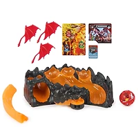 Bakugan Training Set avec Titanium Dragonoid, thème clan des dragons, figurine articulée personnalisable, cartes à échanger et coffret