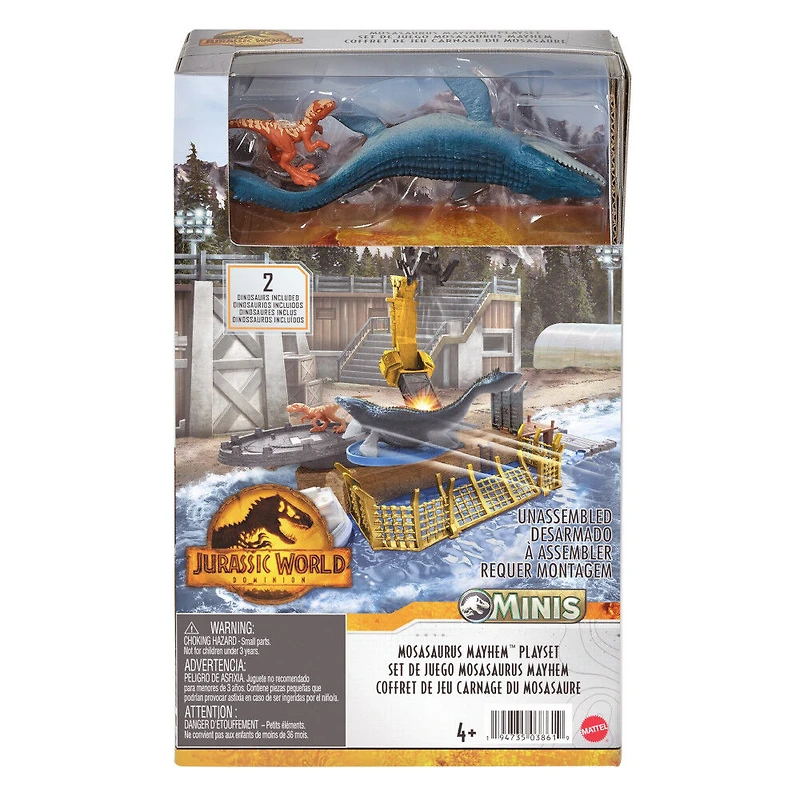 Jurassic World - Minis - Coffret de Jeu - Carnage du Mosasaure
