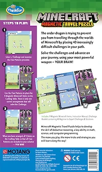 Ravensburger Minecraft Magnetic Travel Puzzle - version anglaise