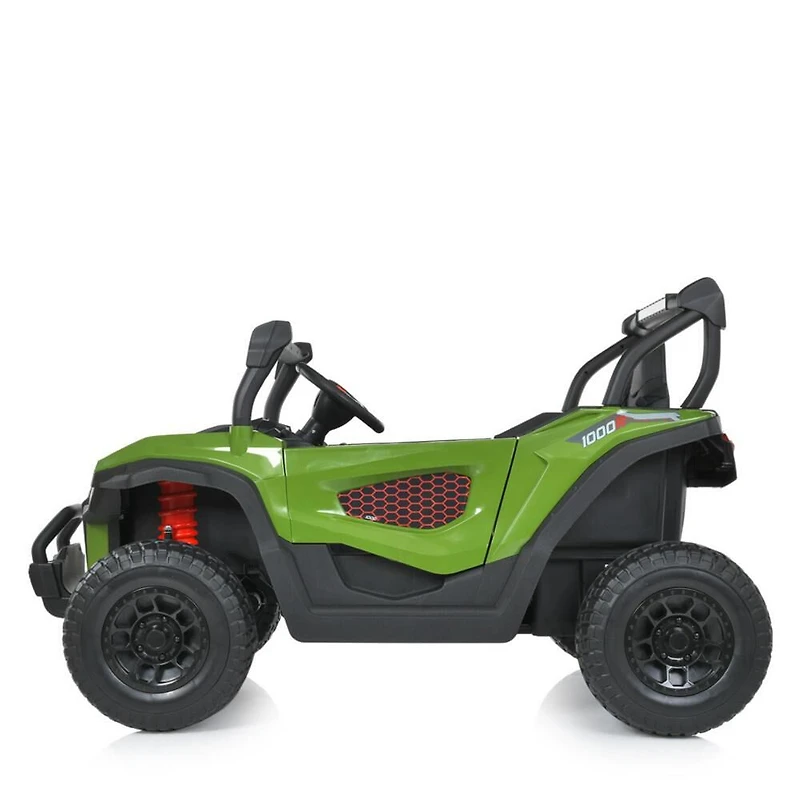 KIDSVIP Buggy d'aventure 2 places 24 V pour enfants 4X4 UTV porteur avec RC