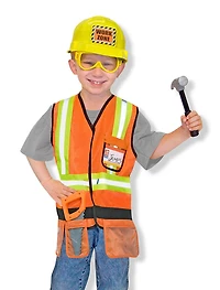Melissa & Doug Construction Worker Role Play Costume Set