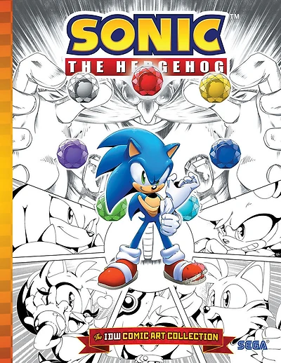 Sonic the Hedgehog: The IDW Comic Art Collection - English Edition