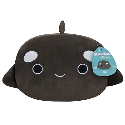 Squishmallows Stackables 12" - Kai Orque noire