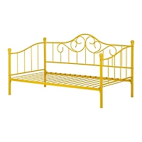 Balka Lit de jour en métal Simple Jaune