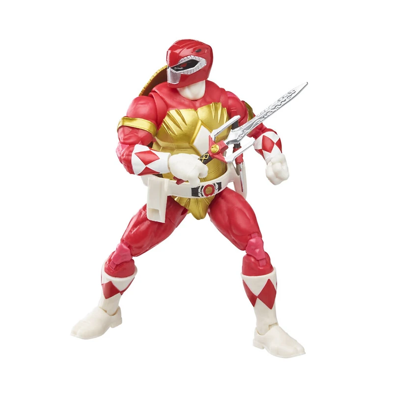 Power Rangers X Teenage Mutant Ninja Turtle figurines Morphed Raphael Ranger rouge et soldat Tommy