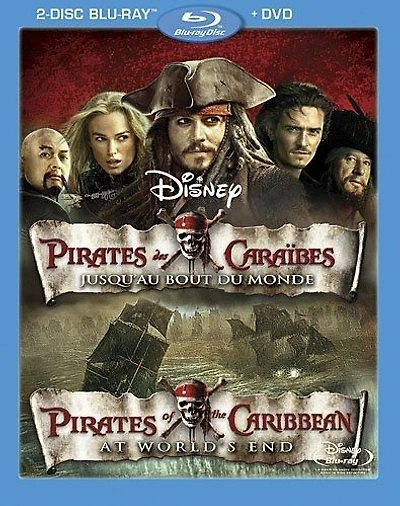 Pirates des Caraïbes : Jusqu'au bout du monde (Bilingual Blu-ray Combo Pack) [Blu-ray + DVD]
