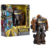 Transformers: Rise of the Beasts, figurine Buzzworthy Bumblebee Smash Changer Scourge de 22,5 cm - Notre exclusivité