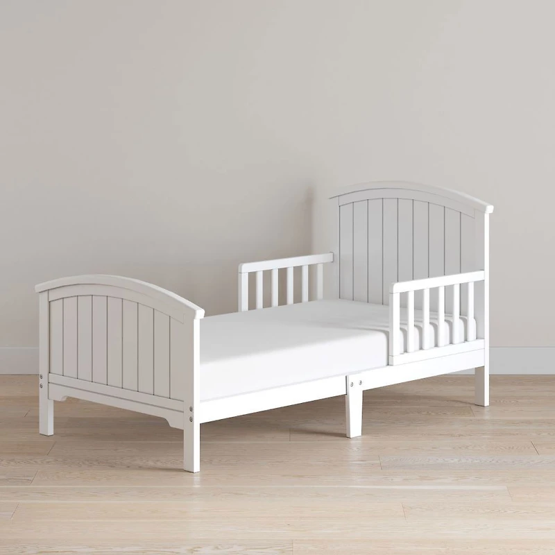 Lit Pour Tout-Petit Hampton, Blanc Mat