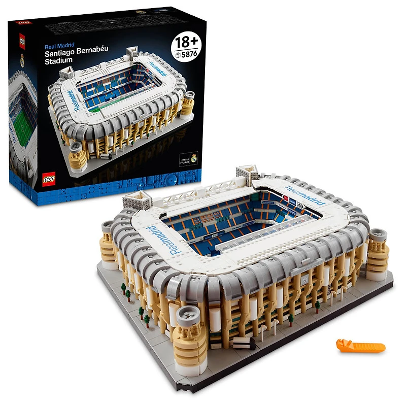 LEGO Real Madrid - Santiago Bernabéu Stadium 10299 Building Kit (5,876 Pieces)