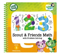 LeapFrog LeapStart Preschool (Level 1) Scout & Friends Math with Problem Solving Activity Book - English Edition