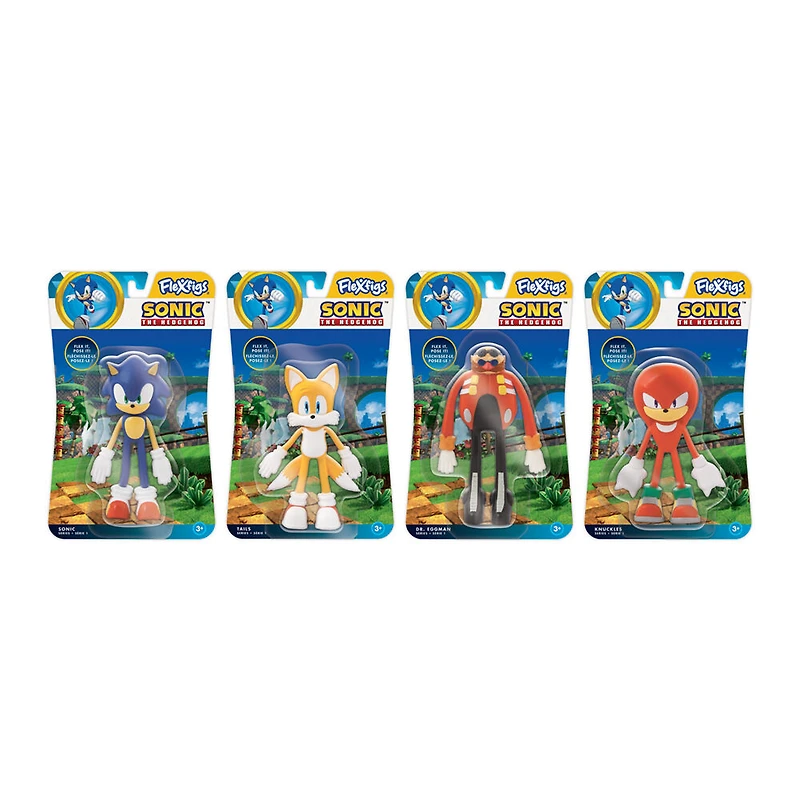 Flexfigs - 1 Pack - Sonic The Hedgehog Asst  (8Pc X 6/Mc) Trux